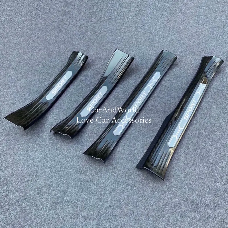 Подходит для Toyota RAV4 2019 - 2023 Интерьер Добро пожаловать Скад Пороговый протектор