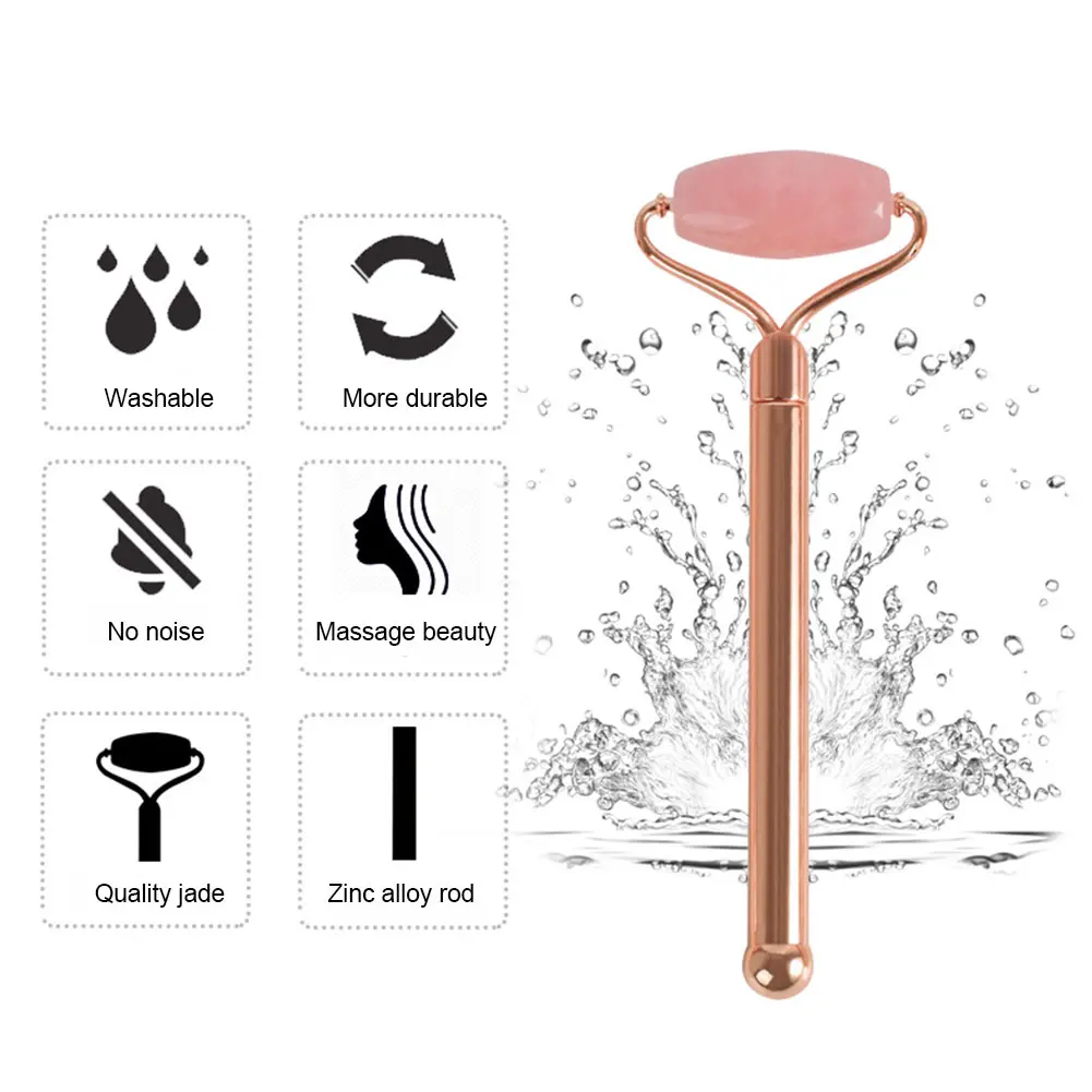 Для женщин удаление морщин Укрепляющая подтяжка Jade роликовый массажер для лица с