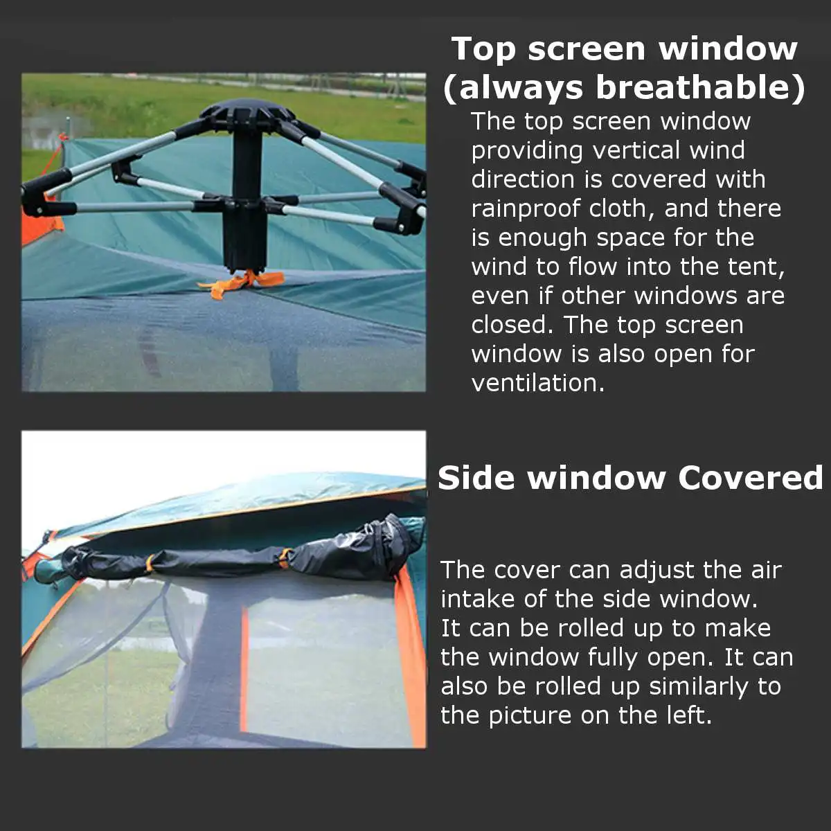 

2-7 People Fully Automatic Camping Tent Windproof Waterproof Automatic Pops-up Tent Family Outdoor Instant Setup Tent 4 Season