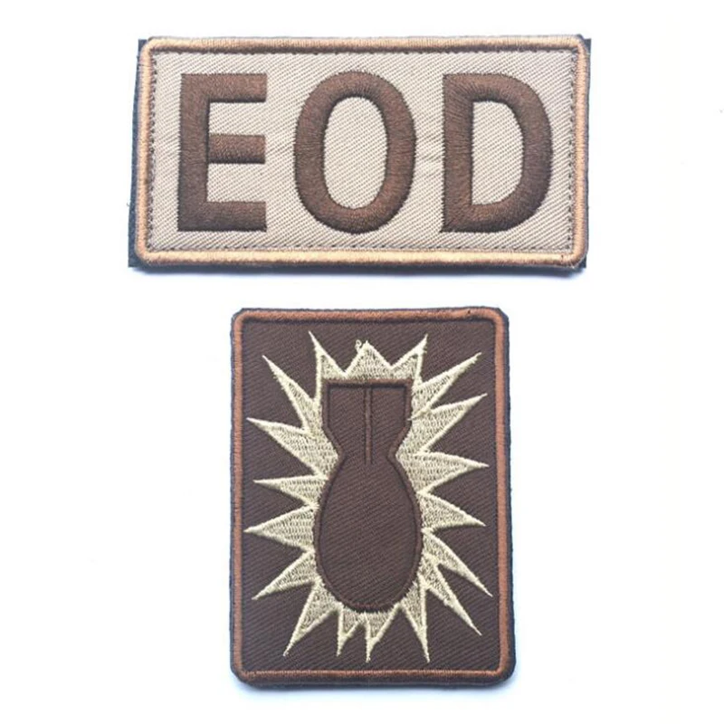 Высококачественный военный тактический значок с 3D вышивкой американский флаг