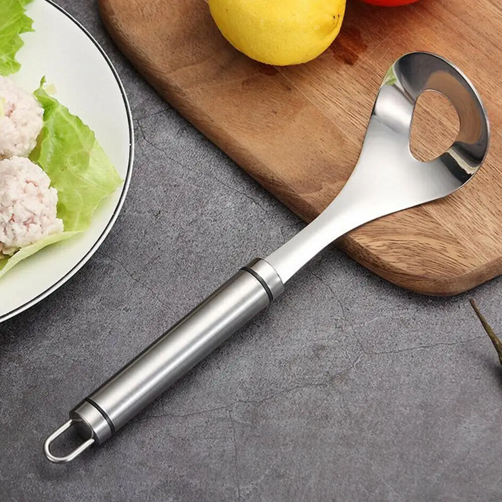 

Non-Stick Creative Meatball Maker Spoon Meat Baller Leakage Ball Meat Mold Gadget Elliptical Hole Utensil Tool Kitchen Z7Q0