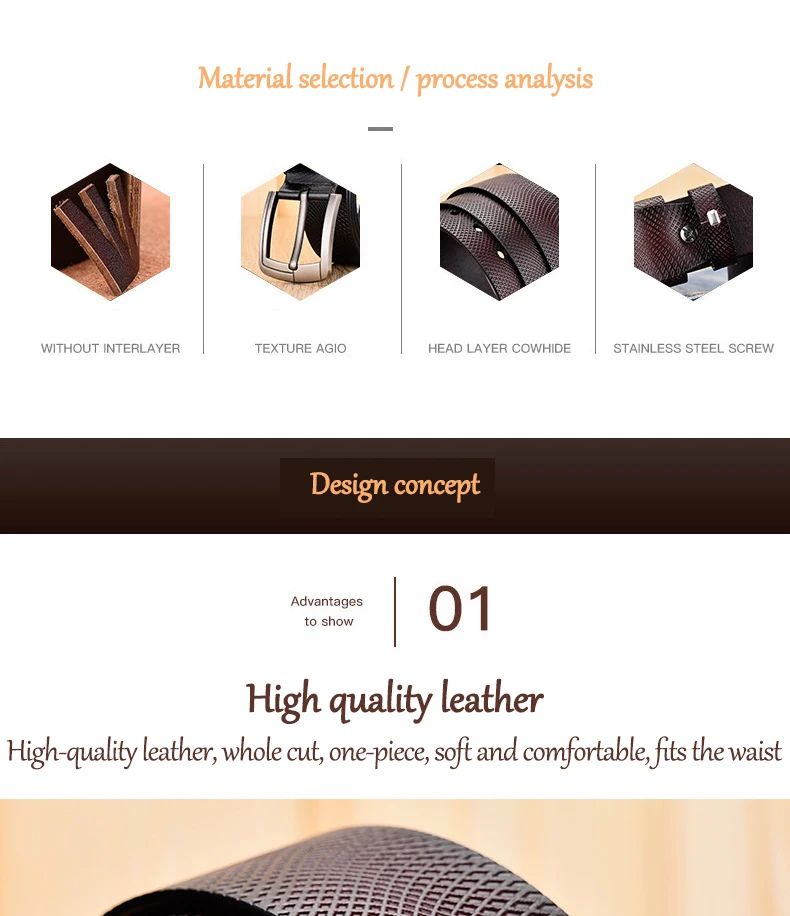 leather male belts for men high quality cow genuine leather luxury strap male belts fashion pin buckle men belt causal 9262