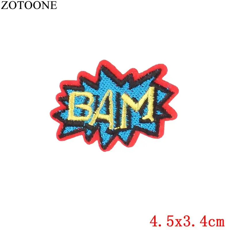 ZOTOONE животные нашивки в форме единорога цветок сердце наклейки с Фламинго железо на одежду теплопередача аппликация вышитая ткань G