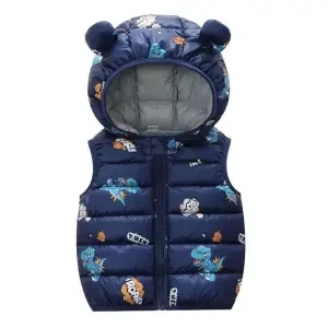 

VIDMID Autumn winter children baby kids boys girls wear cotton waistcoat boys Girls Hooded campers children vests tops P5054