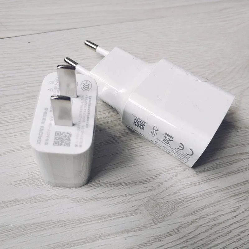 Зарядное устройство XIAOMI 5V2A с вилкой для ЕС/США настенное дорожное зарядное