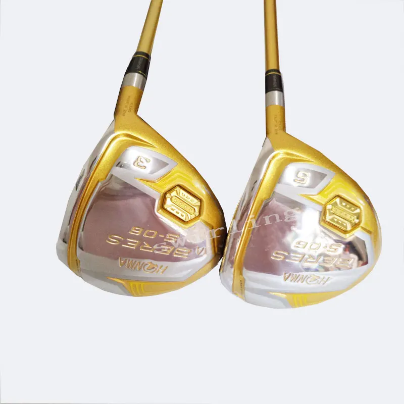 Гольф-клуб HONMA S-06 4 звезды BERES Фарватер Дерево 3/15 5/18 Деревянные клюшки для гольфа графит S R SR Flex