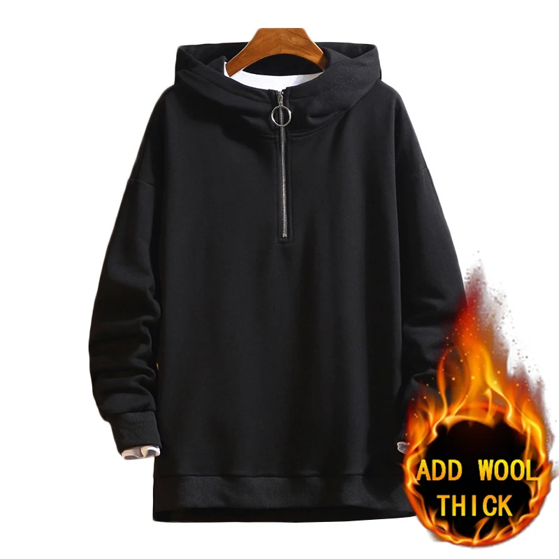 

New Winter Men Sweatshirt Pullover Warmth Hip Hop Style of Decorative Design Same Clothes of Stars Suitable for Jogging Walking