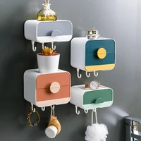 double layer soap box draining shelves hanging bathroom room soap shower soap holder dish storage plate tray soap box jewelry