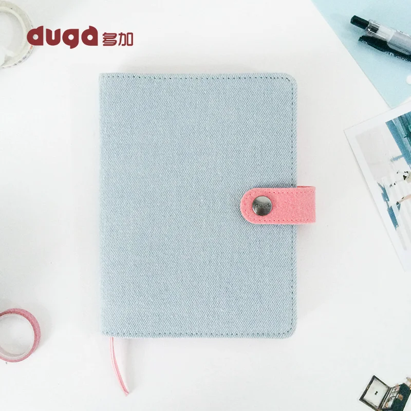 Классическая тканевая офисная школа 6 отверстий спиральная записная книжка