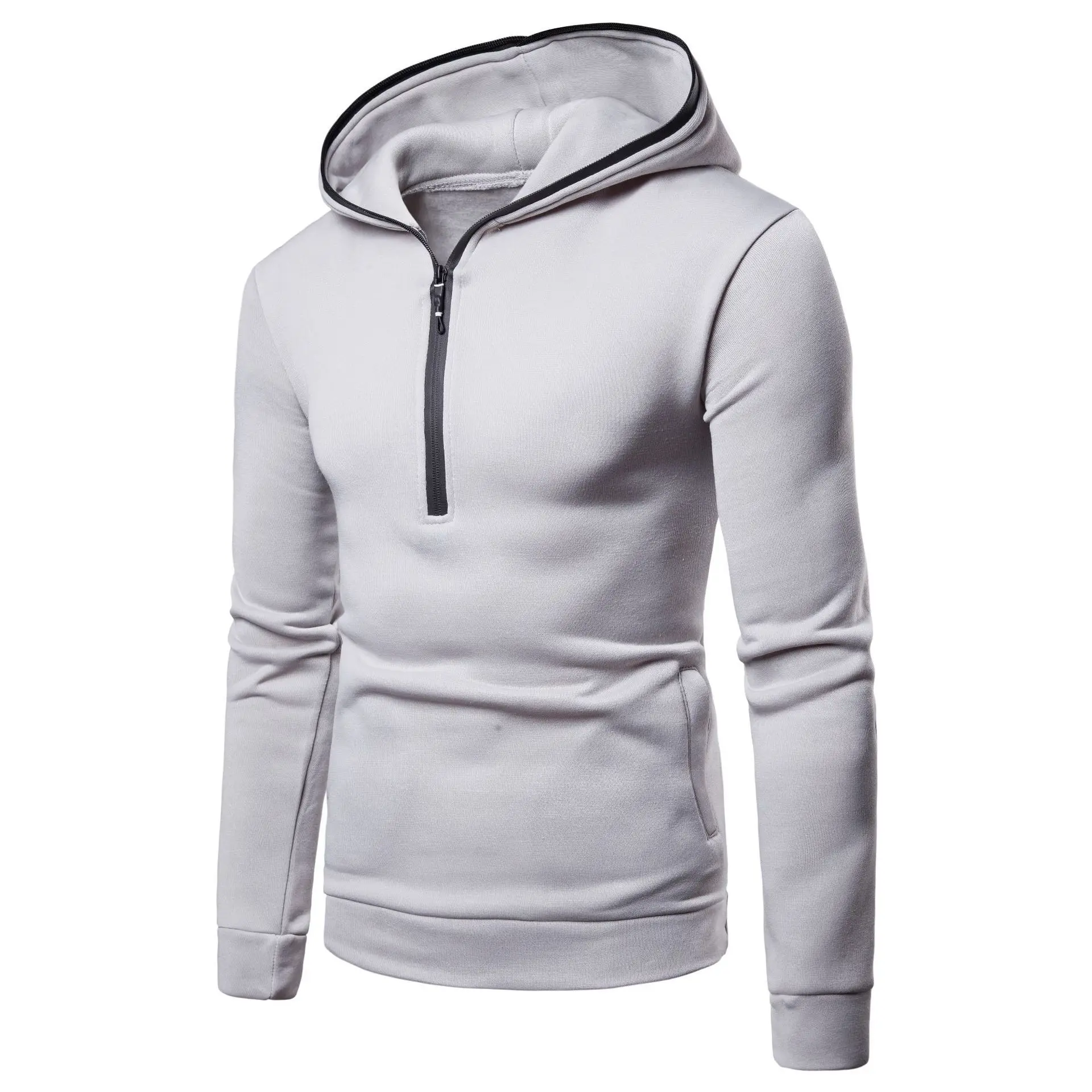 Худи мужское осеннее однотонное в британском стиле осень 2019 | Мужская одежда