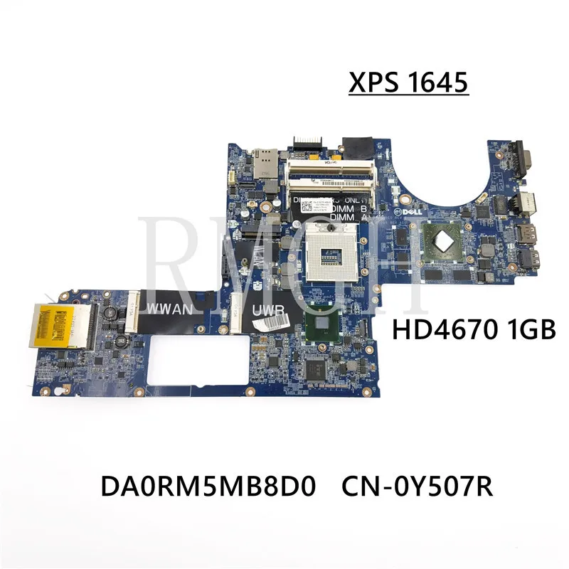

CN-0Y507R для DELL XPS 1645 1647 материнская плата для ноутбука с PM55 HD4670 1 ГБ 0Y507R Y507R DA0RM5MB8D0 поддержка i7 CPU MB 100% протестирован