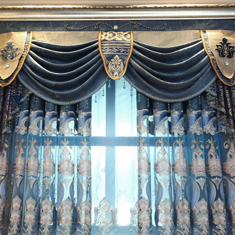 Шторы жаккардовые с вышивкой современные минималистичные легкие шторы из