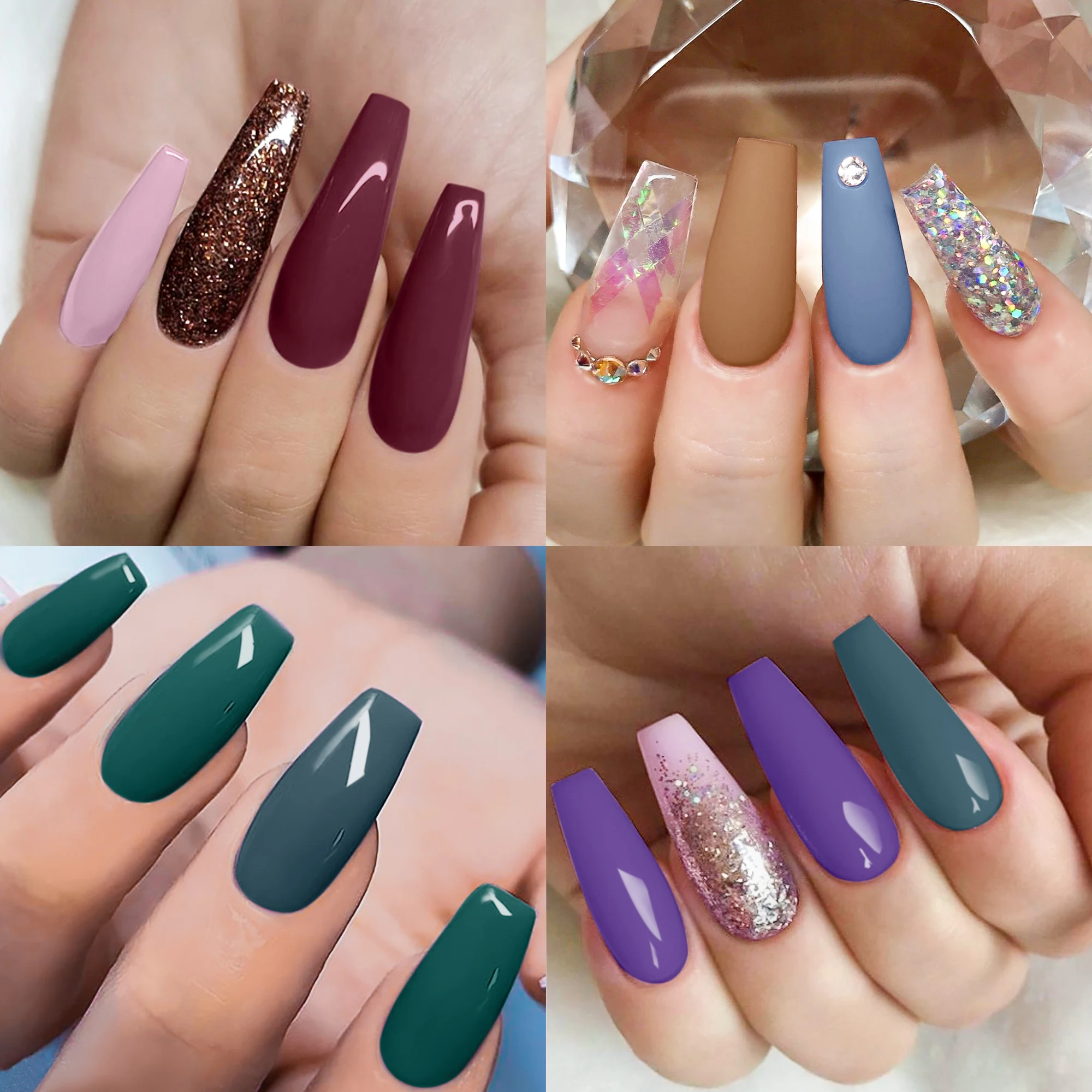 Modelones полный цвет набор светодиодный Гель-лак для ногтей Дизайн Гибридный