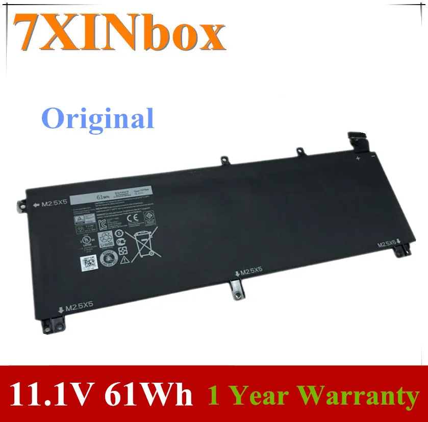 7xinbox 11 1 V 61wh T0TRM 245RR 0H76MY H76MV 07D1WJ Аккумулятор для ноутбука Dell Precision M3800 15 (9530) серии TOTRM
