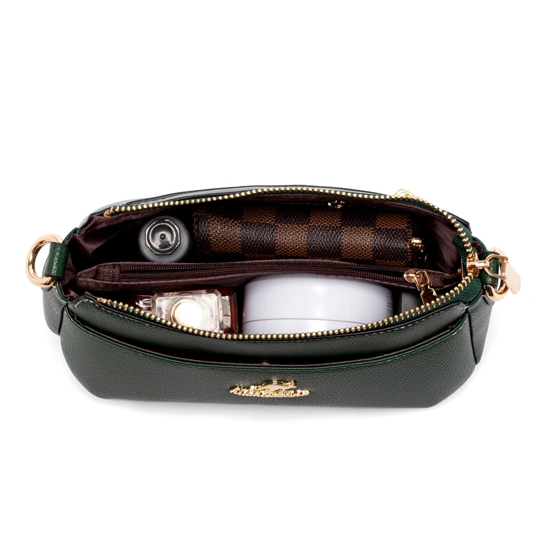 

High Quality Solid Color Leather Shoulder Crossbody Bags for Women 2021 New Luxury Handbags Women Bags Designer Messenger Bag