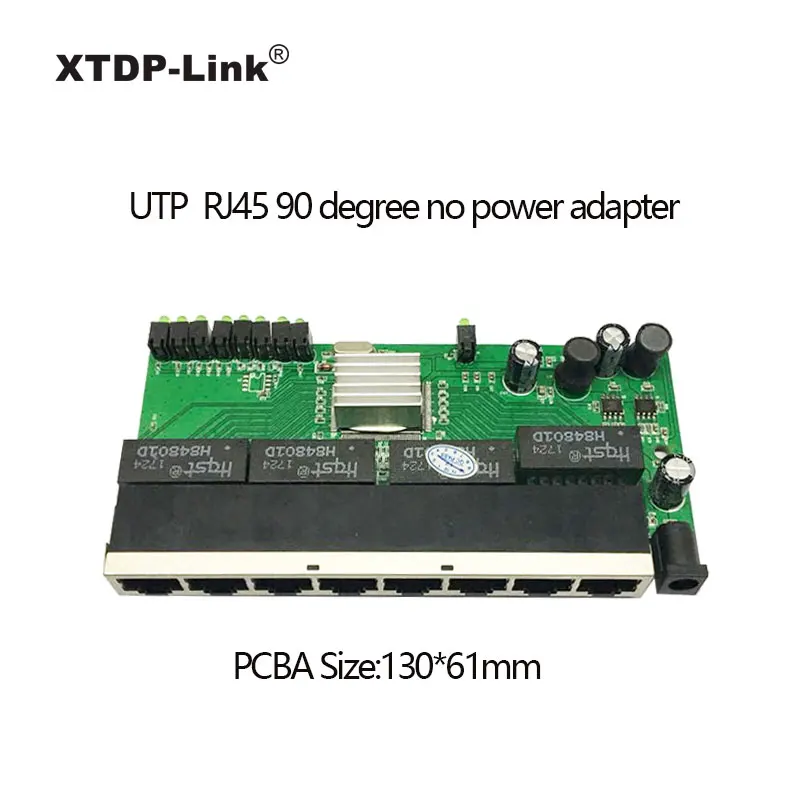 Only E1 PCBA Гигабитный коммутатор 8 портов OEM/ODM модуль RTL8370 UTP медный радиатор 10/100/1000 Мбит/с PCBA плата Шэньчжэнь завод производство в Китае - Цвет: Only E1 PCBA