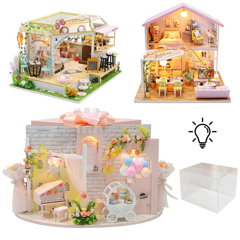 

Модель кукольного домика «сделай сам», миниатюры, дом для кукол, дом для дома, развивающая игрушка для девочек