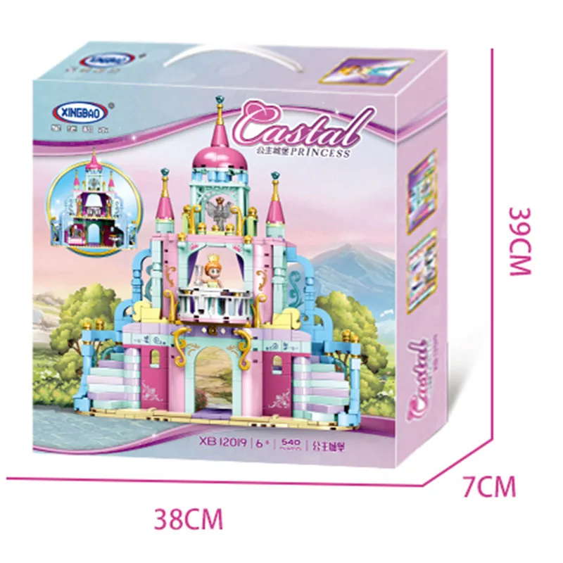 

Xingbao 12019 Building Blocks Toys Princess Castle Building Blocks for Girls Friends Children's Educational Toys for kids gift