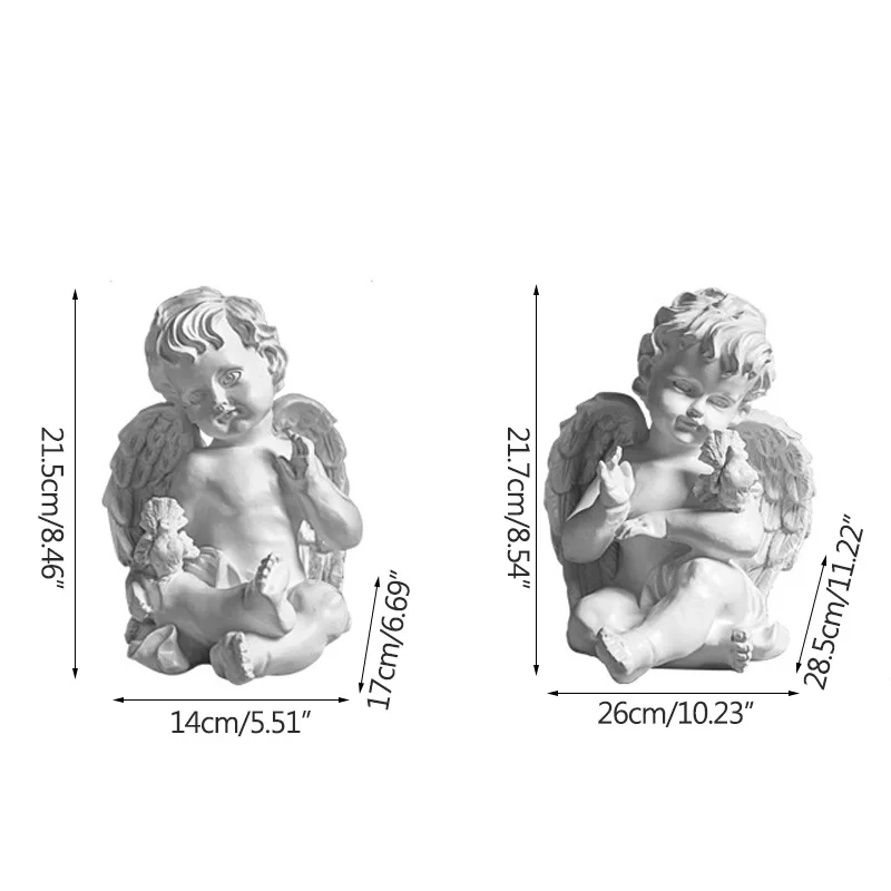 

Baby And Birds Love Peace Figurines Resin Abstract Sculpture & Statue Model For Home Decoration Ornaments Wedding Mascot Gifts