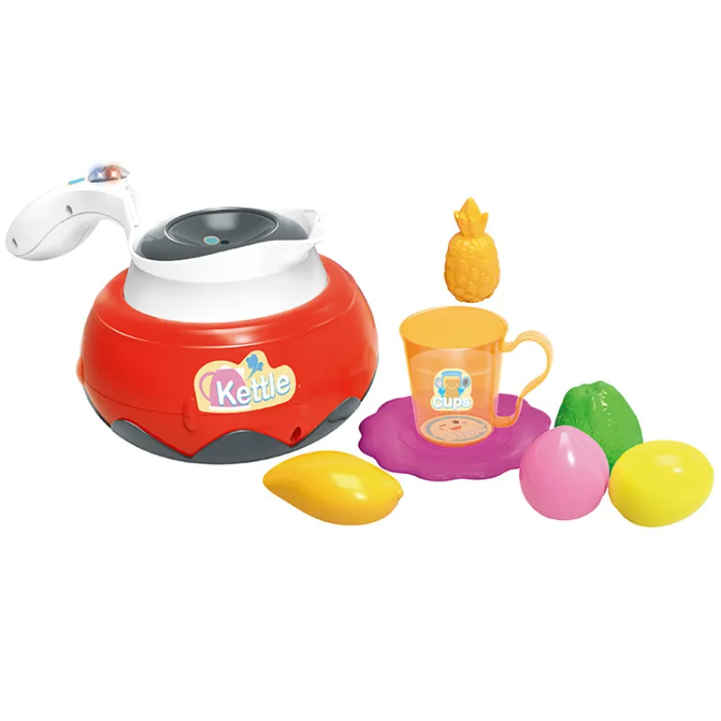 

Kids Boys Girls Toys Kitchen Toys Set Minature Items Mini Simulation Pretend Play Cooking water cooking pot with fog for kids