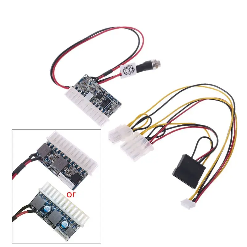 DC 12V 160W 24Pin ATX переключатель PSU автомобильный мини ITX модуль питания кабель - купить