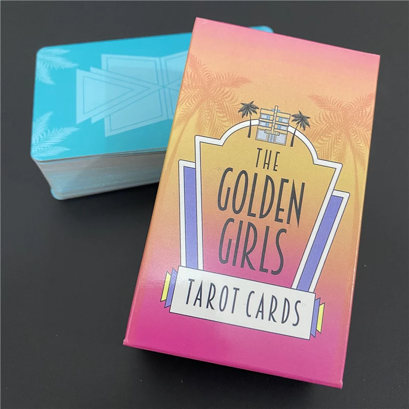 Золотые карты для девочек Tarot настольная игра развлечение творческая Дека
