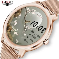 lige new smart watch ladies full touch screen sports fitness watch ip67 waterproof bluetooth for android ios ladies smart watch