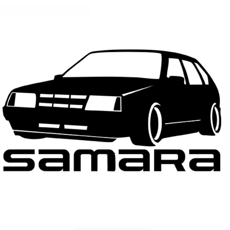 

SZWL Самара Автомобильная наклейка водонепроницаемые наклейки Авто ветровое стекло виниловые наклейки автомобильные аксессуары, 11 см * 20 см