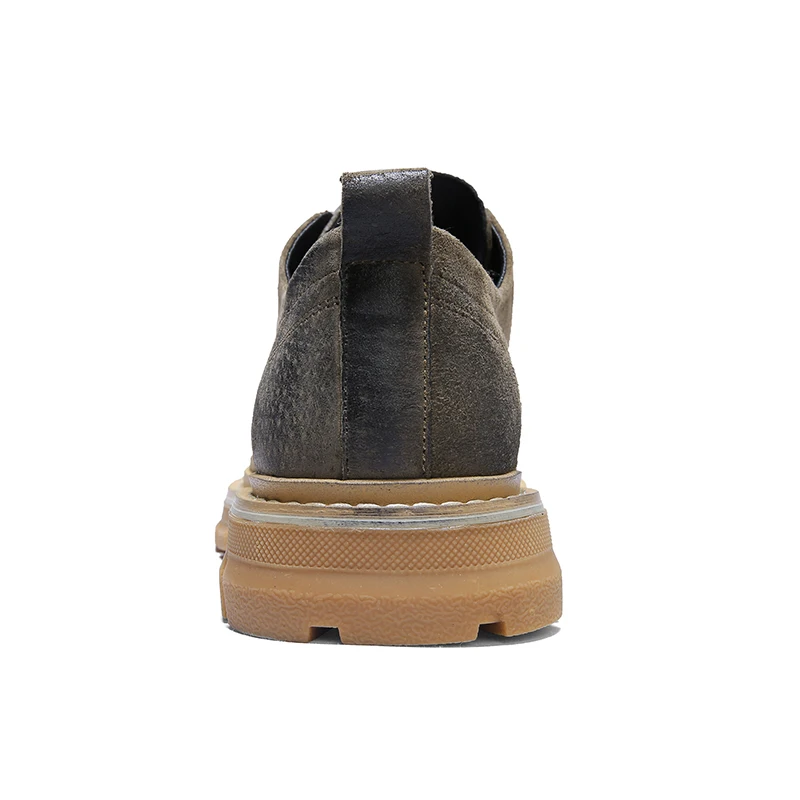 KATESEN/Новинка года; Осенняя мужская обувь; Мужская обувь Martens; повседневная обувь с перфорацией типа «броги»; Мужская обувь из натуральной кожи; повседневная обувь в деловом стиле