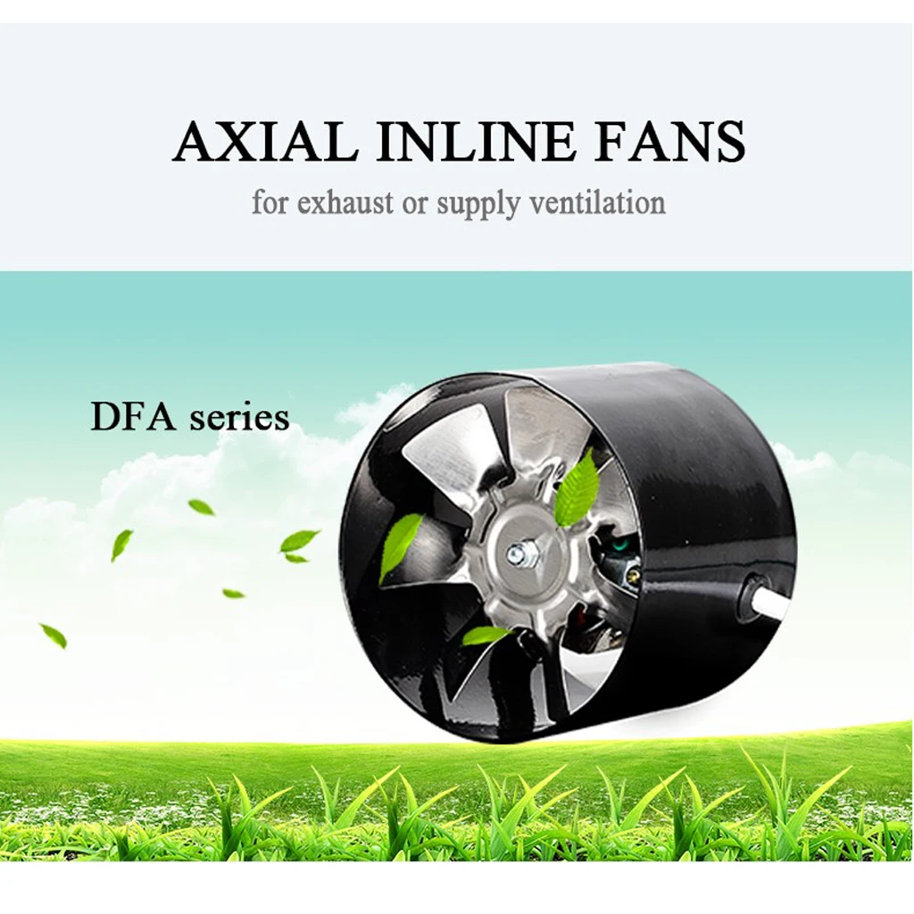 

INLINE VENTILATION EXHAUST FAN 4" / 95MM 40W VENT DUCT 4 INCH EXTRACTOR FAN