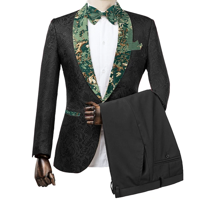 Новый стиль мужские шали с отворотом смокинги для жениха красные/белые/черные