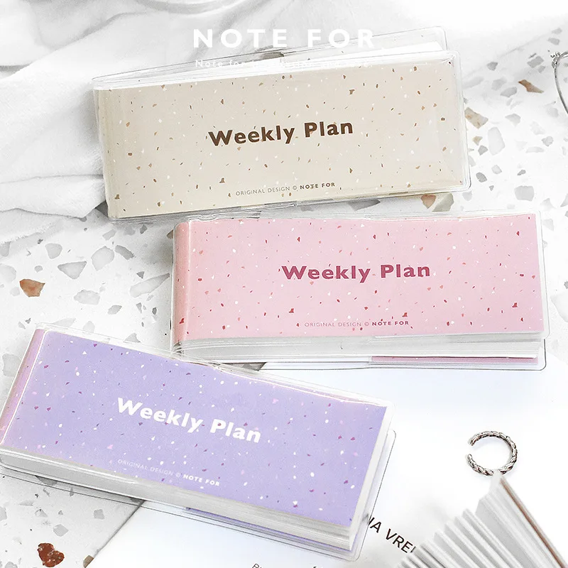 

Kawaii Cute Weekly Plan Small Notebooks Stationery Diary Agenda Pocket Planner Book Travel School Office Supplies sl3137