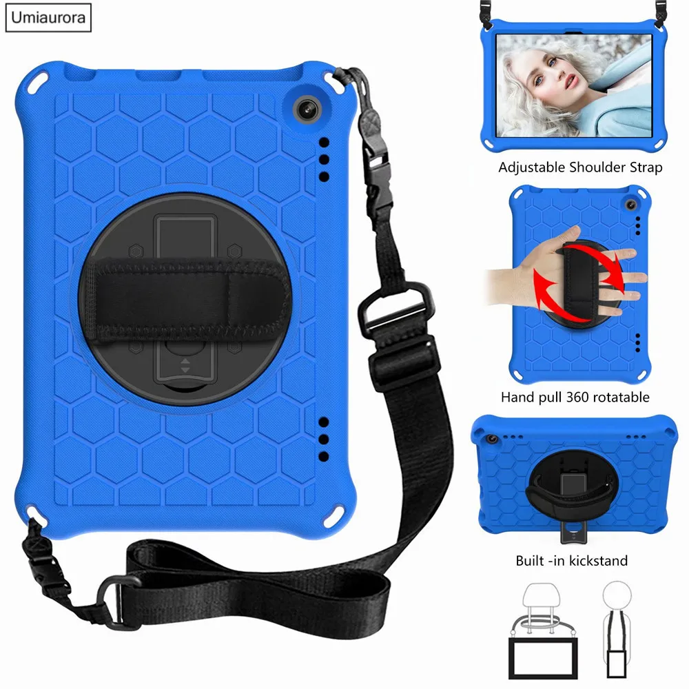 

Tablet Case for Amazon Fire HD8 2018 HD 8 Plus 2020 Case Kids Shockproof Eva Handle Protective Cover for HD 7 10 2017 2019 Funda