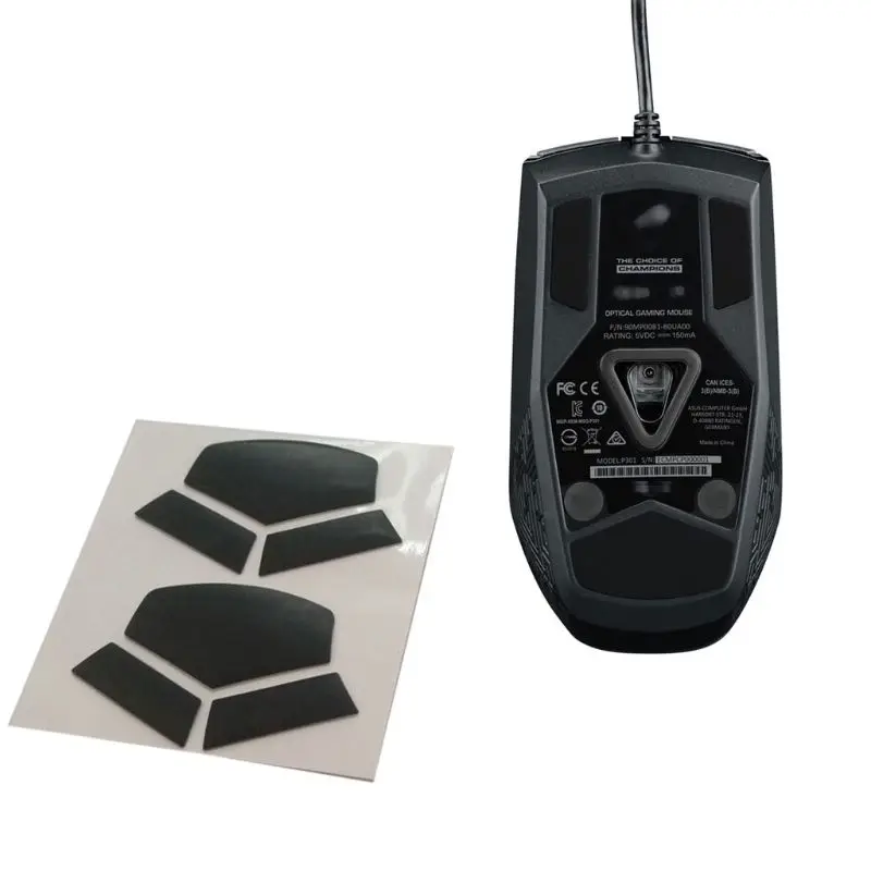 

2Pcs 0.6mm Thickness Replace Mouse Feet Mouse Skates For ROG Sica P301-1A Mouse