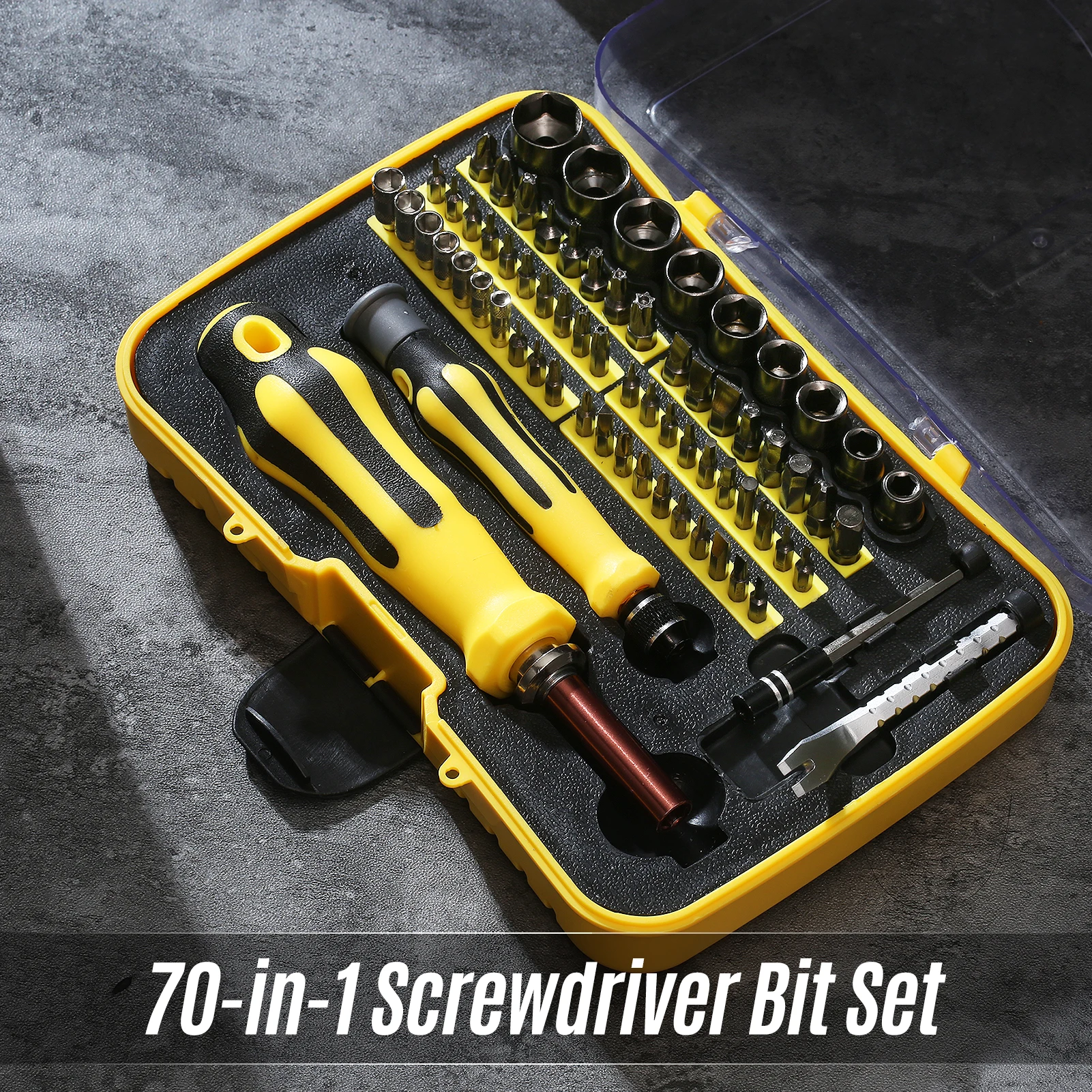 

Набор отверток 70 в 1, биты и гнезда CRV, шестигранные шлицевые и звездообразные биты, Pentalobe, комплект профессионального оборудования