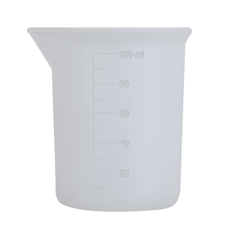 4Pcs 100ML Clear Measuring Cup Household Kitchen Cooking Tool Maatbeker Vloeistoffen Silicone Resin Glue Tools | Дом и сад