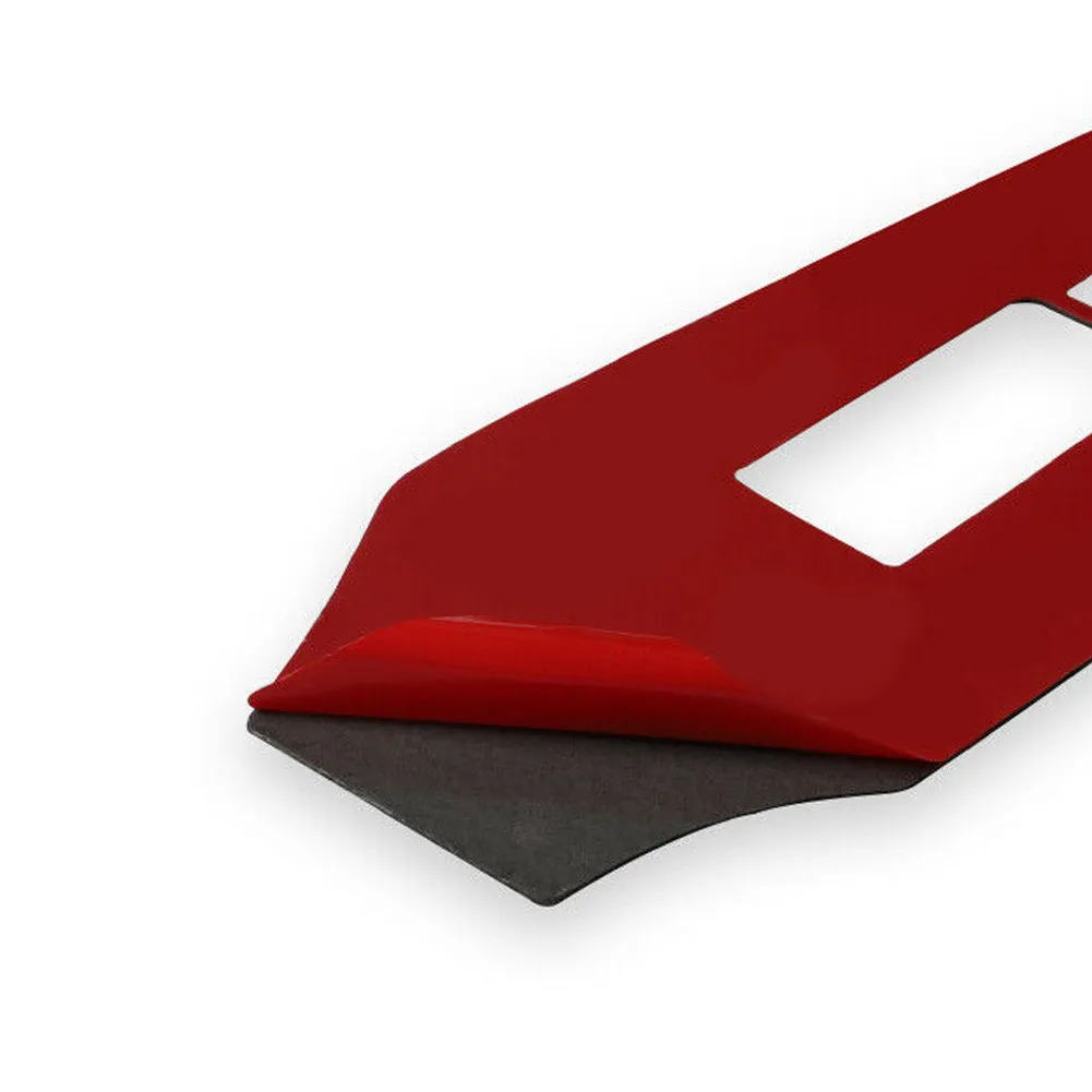 

Switch Panel Decorative Strip 2Pcs Stickers Carbon Fiber Direct Replacement Easy Installation