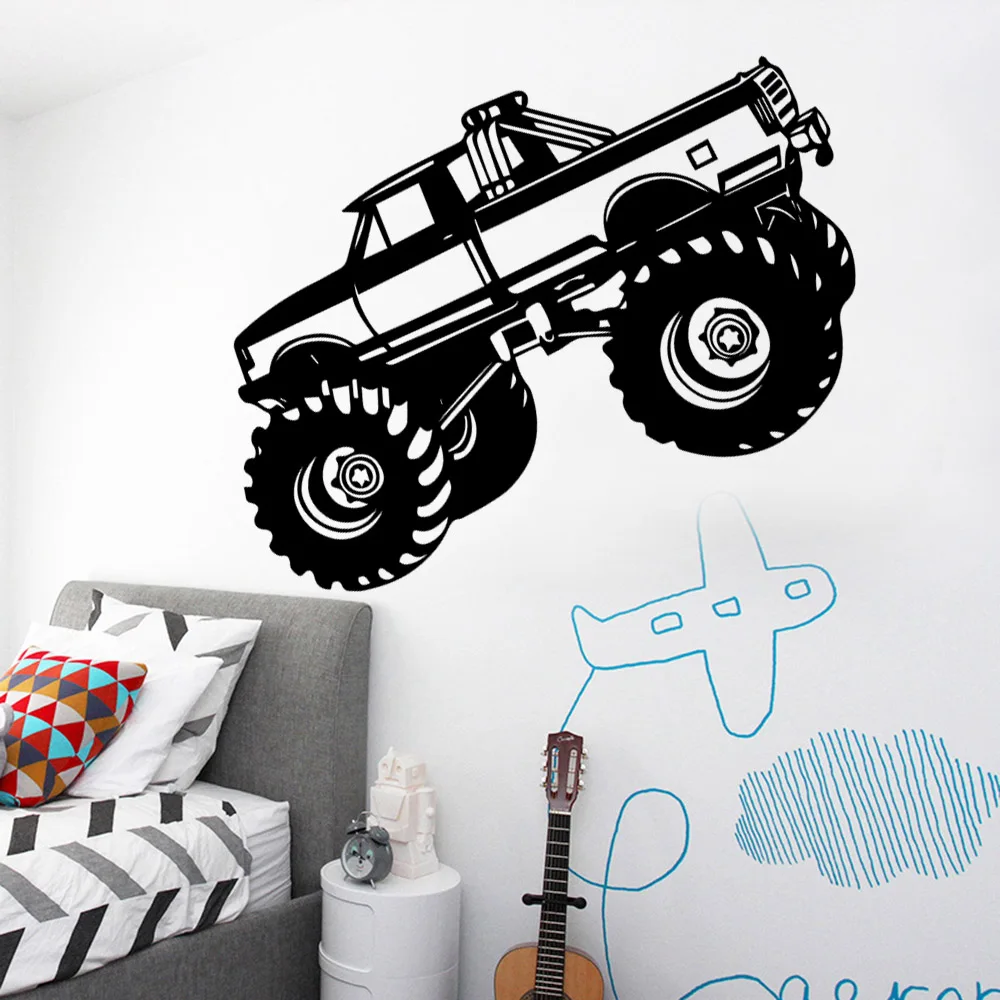 

Modern Car Tractors Wallpaper Home Decoration Wall Sticker Wall Art Decal Room Home Decor Waterproof for Kids 4133