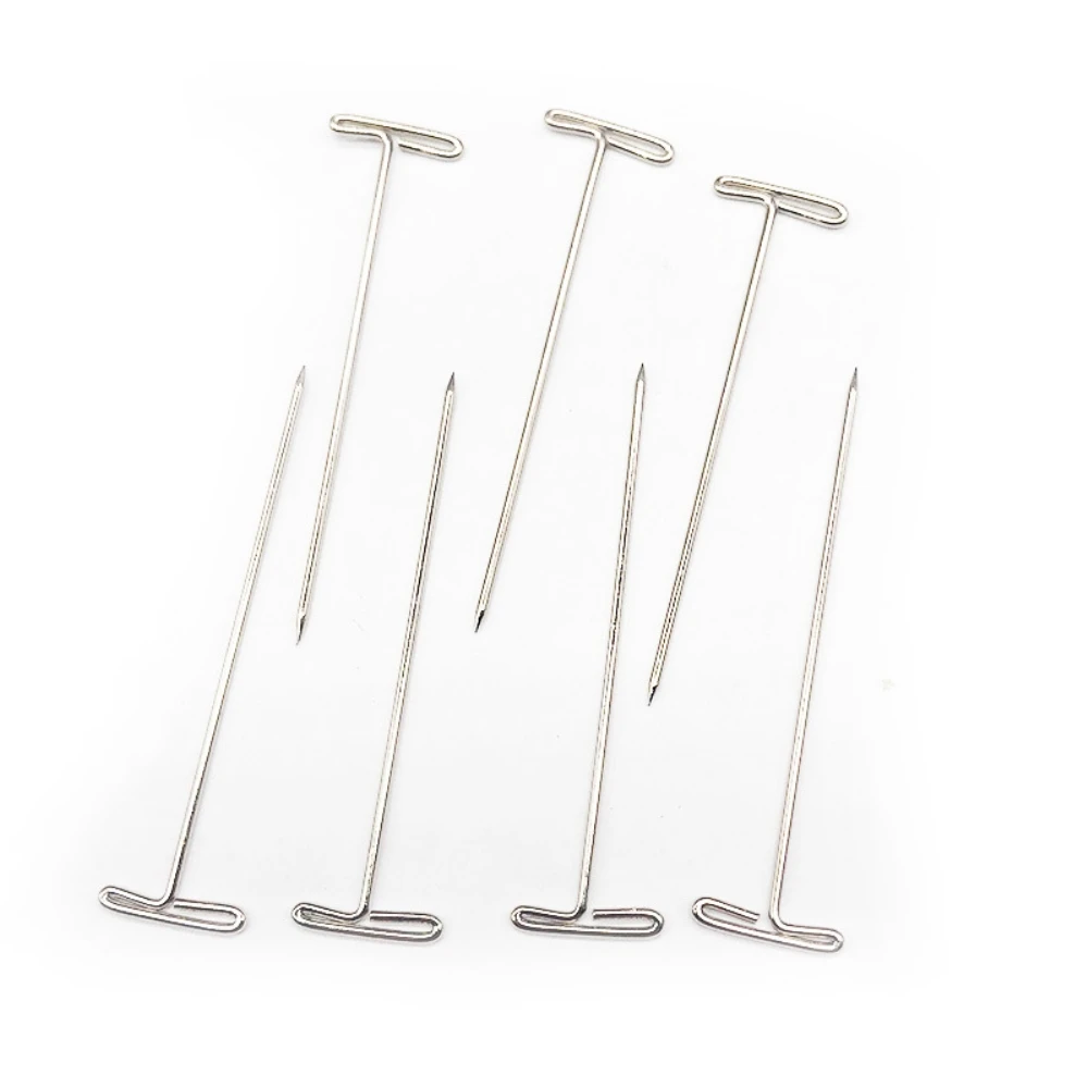 100 шт./лот т шпильки для волос иглы парика удерживание на холсте блочная голова