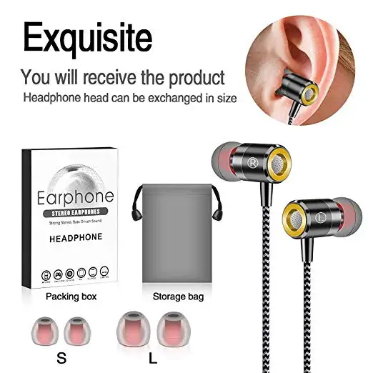 3 5 мм вставные стерео наушники для сотового телефона универсальные спортивные