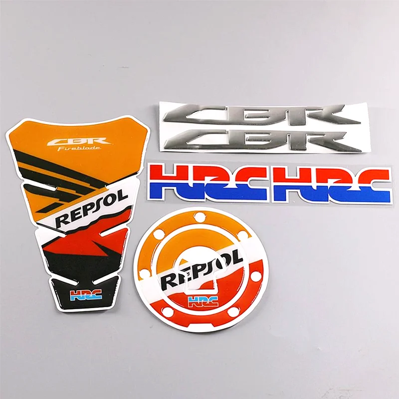 

Motorcycle CBR HRC Decal Fuel Tank Cap Cover Car Stickers Pad For Honda CBR600RR CBR1000RR REPSOL CBR900 CBR929 CBR954 CBR250