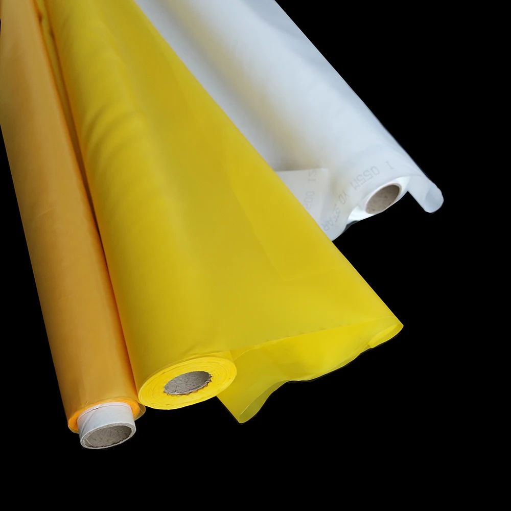 

Factory Price White 10 Meter 127CM Width 39T-80T Silk Screen Printing Mesh Fabric Tools Filter Net
