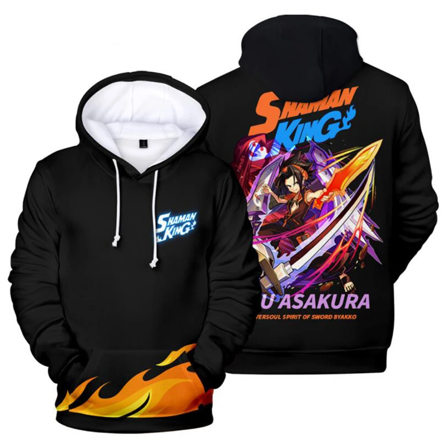 

Anime Shaman King 3D Print Oversized Women/Men Hoodies Sweatshirt Streetwear Hip Hop Pullover Hooded Jacket Cosplay Costume
