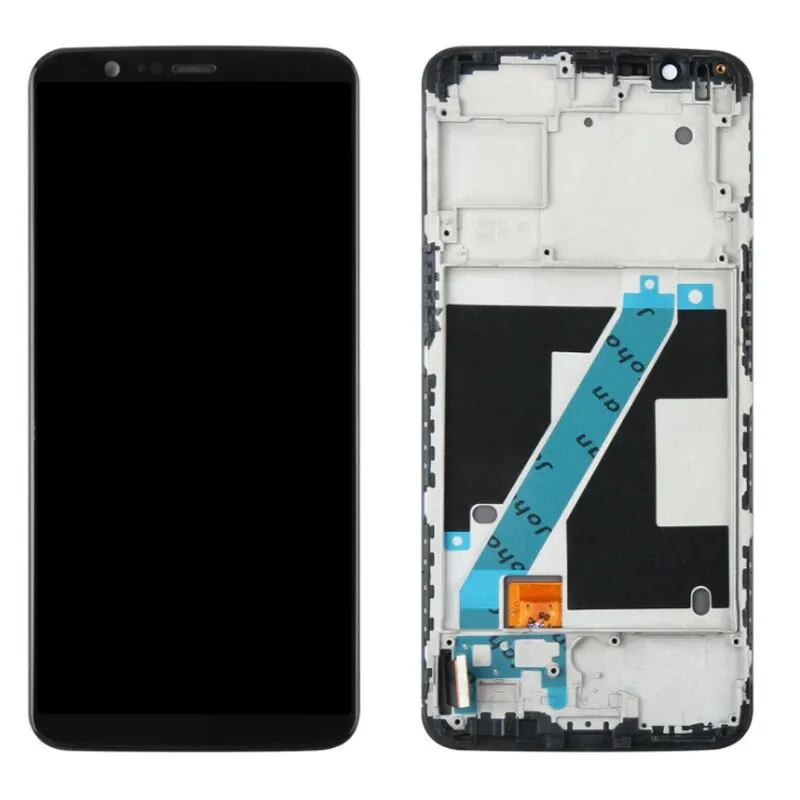 

Mayitr Mobile Phone Panel Suitable For ONEPLUS 5T A5010 LCD Display Screen Module Assembly Replacement Digitizer Black Frame