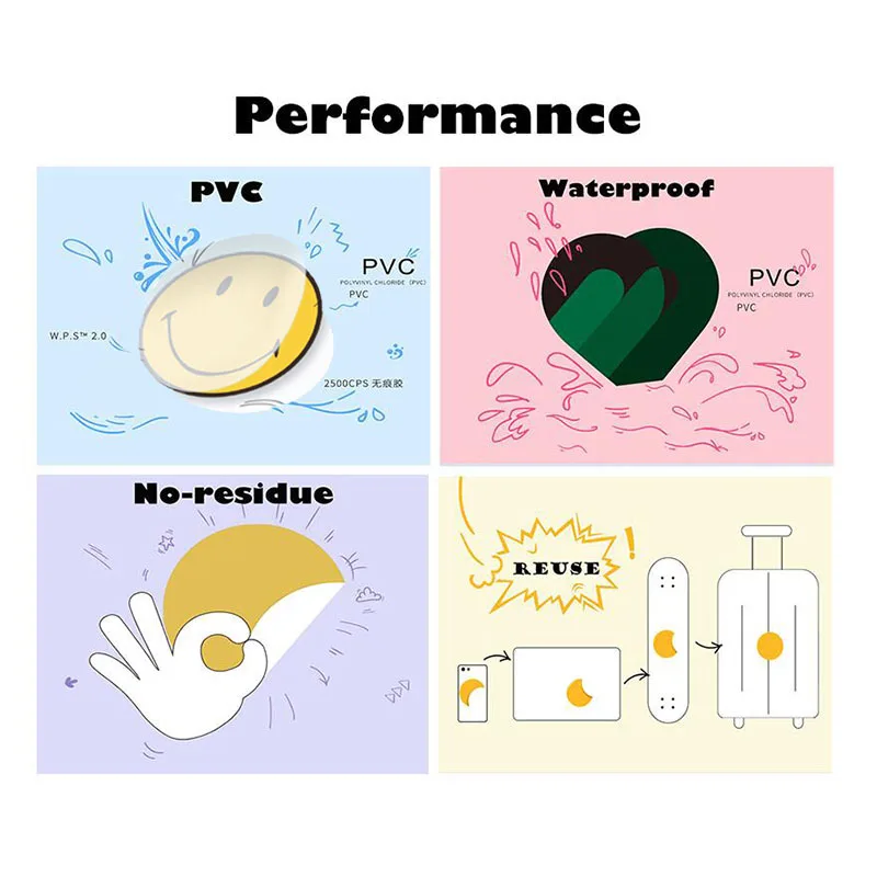 Наклейки в стиле граффити для багажа ноутбука скейтборда мотоцикла холодильника