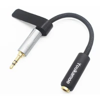 3 5mm male 3 5mm to 4 4mm female 8 core silver plated headphone earphone adapter cable 3 5mm stereo to 4 4mm balanced female
