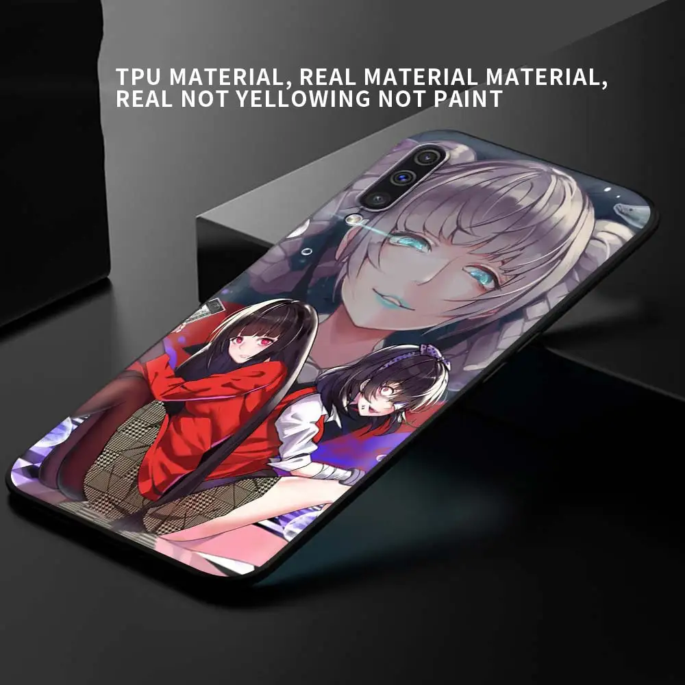 

Case for Samsung Galaxy A21S A51 A50 A70 A71 A50S A10S A10 A20E A20 A30 A30S A02S Luxury Phone Coque Kakegurui