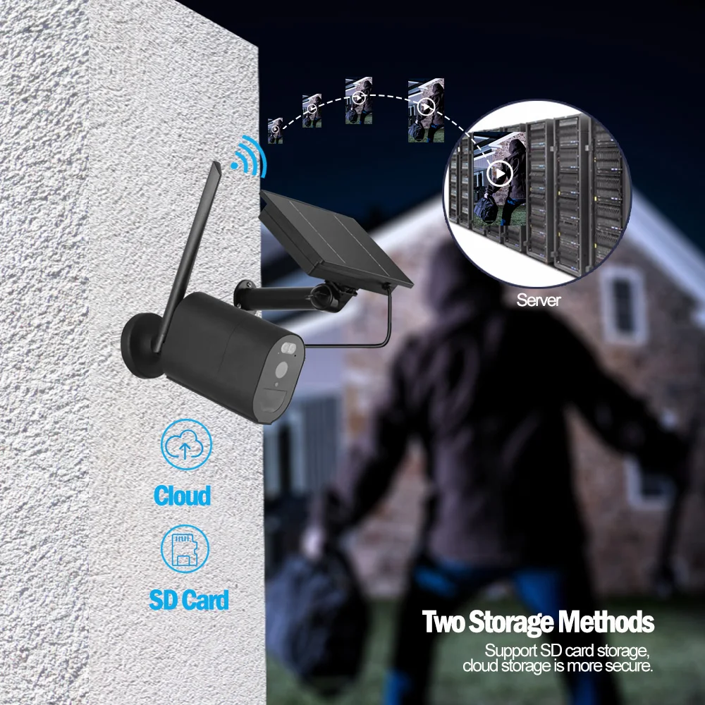 

4g Camera Sim Card CCTV Ip Wifi Home Security System Outdoor Video Surveillance Cameras Floodlight Outside Gsm Wifi Solar Camera