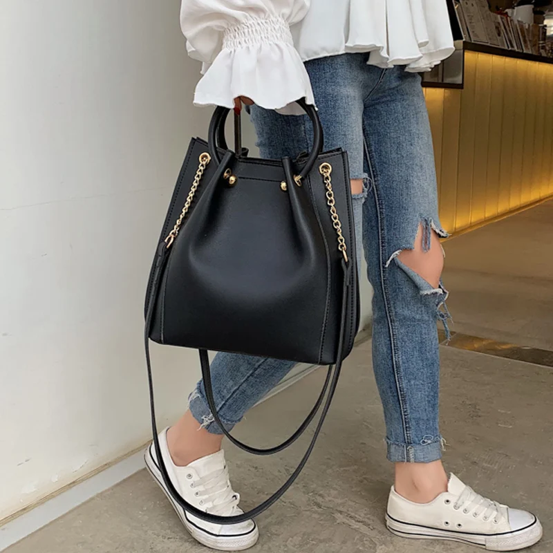 

5 Color Fashion Women Handbag PU Leather Women Shoulder Bags Famous Brand Designer Chain Women Bags Ladies Casual Sac A Main
