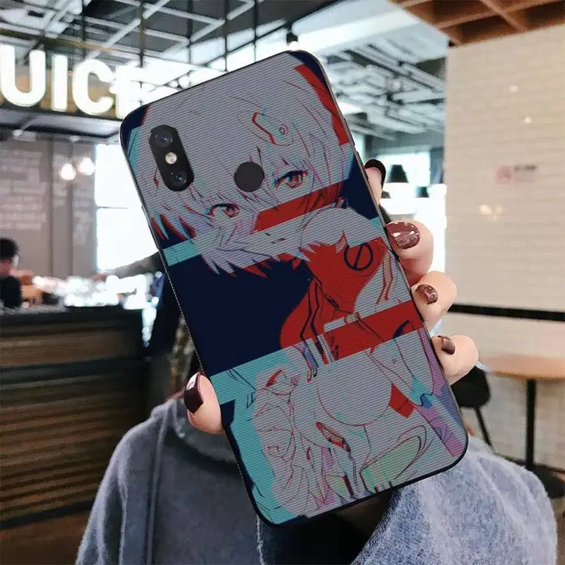 

YNDFCNB Genesis Evangelion Anime Luxury Phone Case for Xiaomi mi 8 9 10 lite pro SE 5 6 X max2 3 mix2 F1